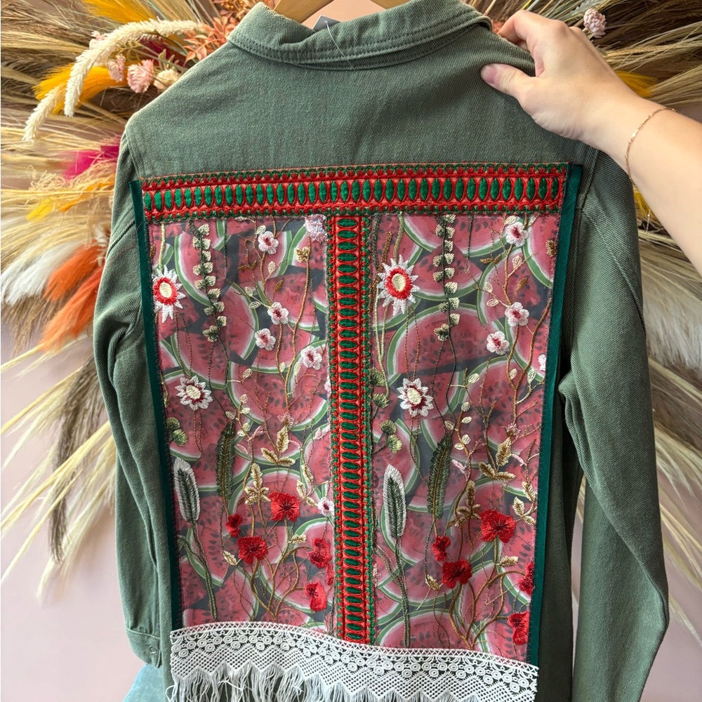 Summer Watermelon Denim Jacket - image 2